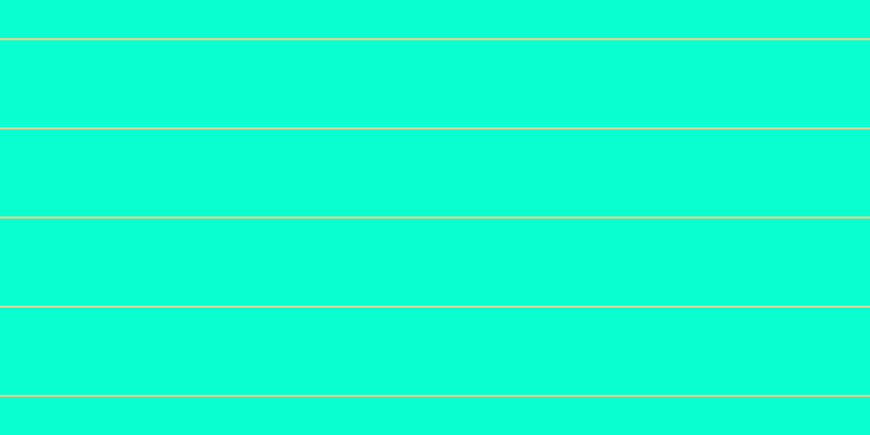 #09ffcf, #dbd393 horizontal lines, two pixels wide, eighty pixels apart