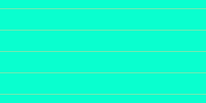#09ffcf, #dbd393 horizontal lines, two pixels wide, eighty-one pixels apart