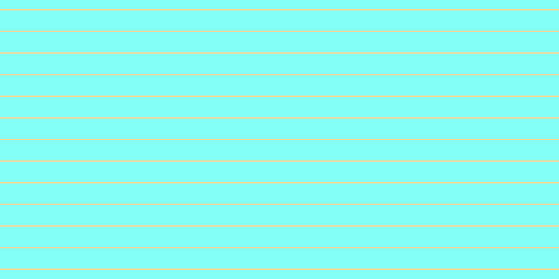 #09fff0 (50%), #fcd393 horizontal lines, two pixels wide, twenty-nine pixels apart