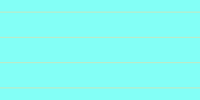 #09fff0 (50%), #fcd393 horizontal lines, two pixels wide, ninety-nine pixels apart