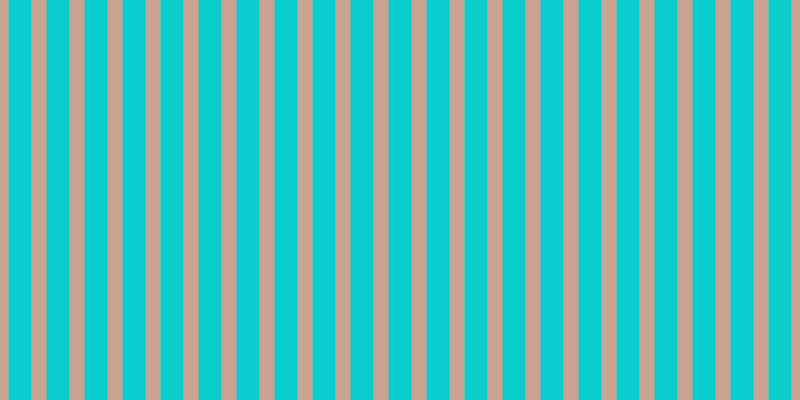 #0acdcd, #caa393 vertical lines, fifteen pixels wide, twenty-three pixels apart