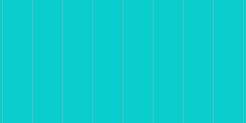 #0acdcd, #eba393 vertical lines, one pixels wide, ninety-seven pixels apart