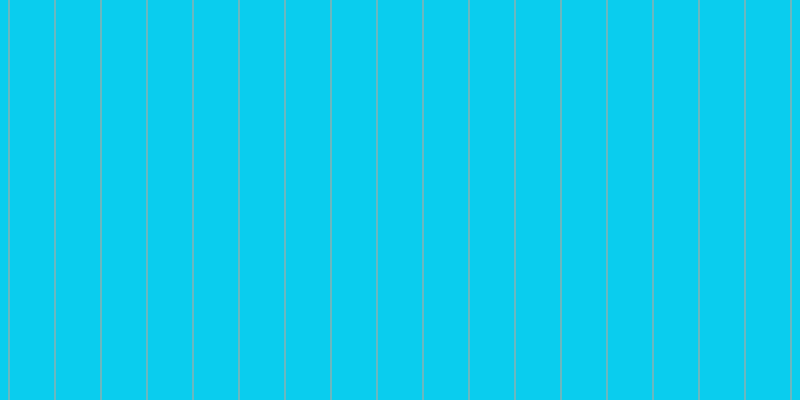 #0acdee, #caa393 vertical lines, one pixels wide, forty-five pixels apart