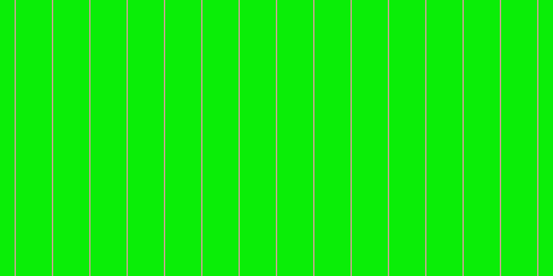 #0aee07, #caa393 vertical lines, two pixels wide, fifty-two pixels apart
