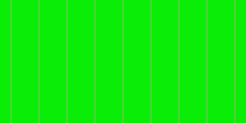 #0aee07, #caa393 vertical lines, two pixels wide, eighty-nine pixels apart