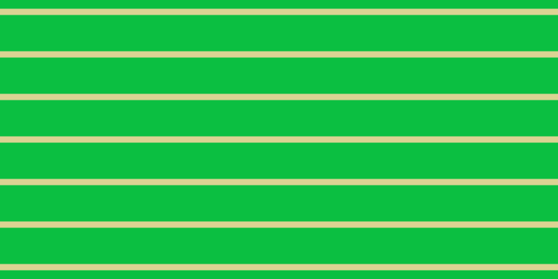 #0bbf41, #dbd393 horizontal lines, nine pixels wide, fifty-two pixels apart