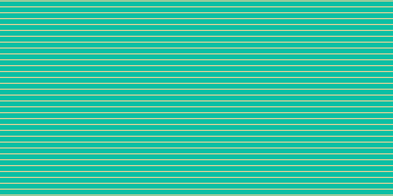 #0bbfa4, #fcd393 horizontal lines, two pixels wide, ten pixels apart