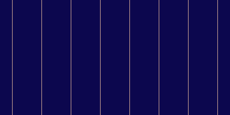 #0c074e, #caa393 vertical lines, two pixels wide, one hundred pixels apart