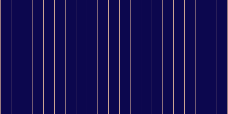 #0c074e, #caa393 vertical lines, two pixels wide, thirty-six pixels apart