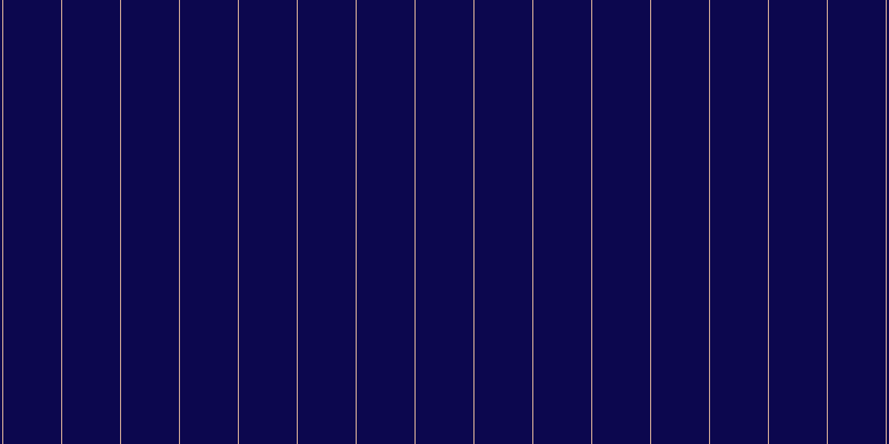 #0c074e, #caa393 vertical lines, one pixels wide, fifty-two pixels apart