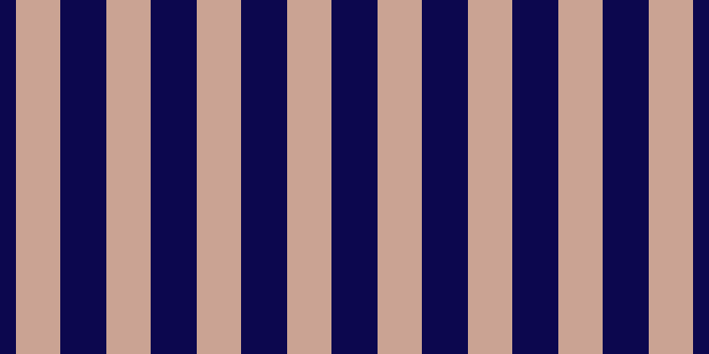 #0c074e, #caa393 vertical lines, fifty pixels wide, fifty-two pixels apart