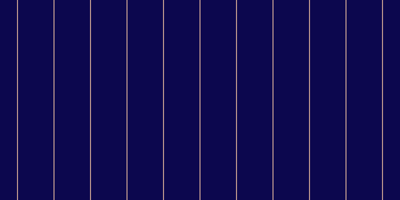#0c074e, #caa393 vertical lines, two pixels wide, seventy-one pixels apart