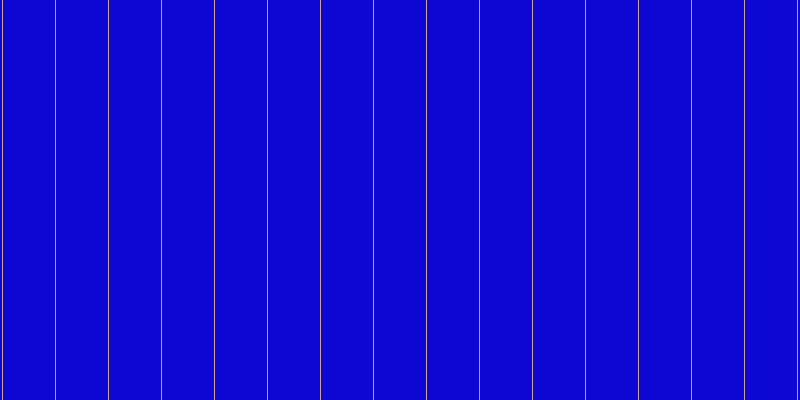 #0c07d2, #caa393 vertical lines, one pixels wide, fifty-two pixels apart