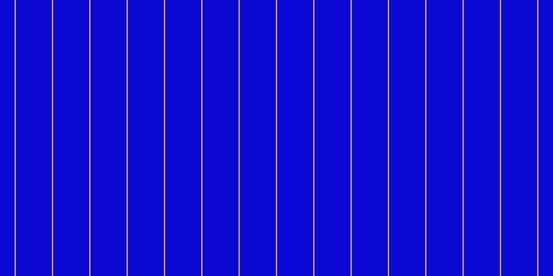 #0c07d2, #caa393 vertical lines, two pixels wide, fifty-two pixels apart