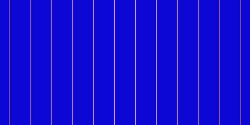 #0c07d2, #eba393 vertical lines, two pixels wide, sixty-five pixels apart
