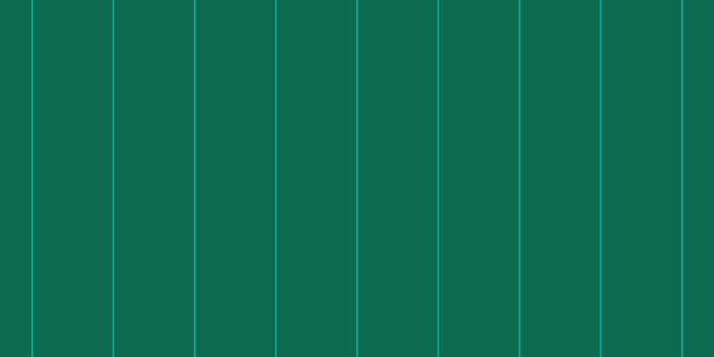 #0c6a4e, #04a393 vertical lines, two pixels wide, eighty-nine pixels apart