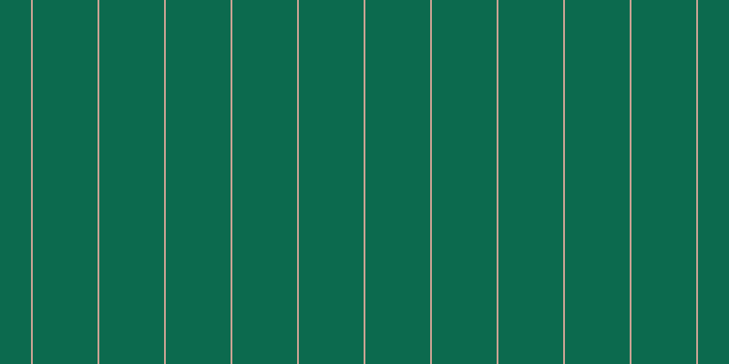 #0c6a4e, #caa393 vertical lines, two pixels wide, seventy-one pixels apart