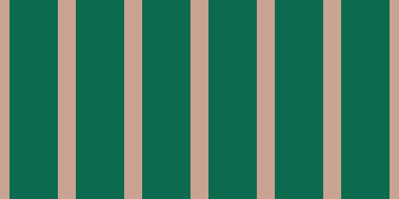 #0c6a4e, #caa393 vertical lines, thirty-six pixels wide, ninety-seven pixels apart