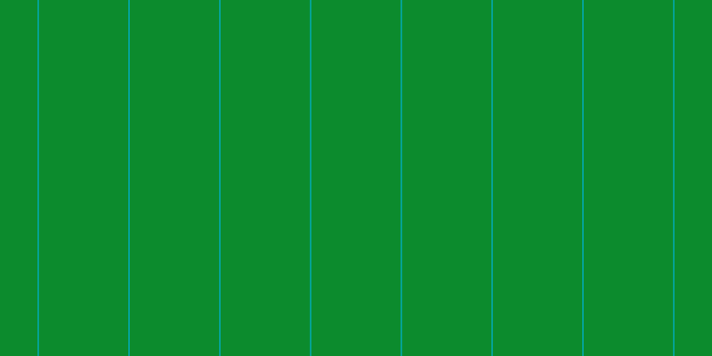 #0c8b2d, #04a393 vertical lines, two pixels wide, one hundred pixels apart