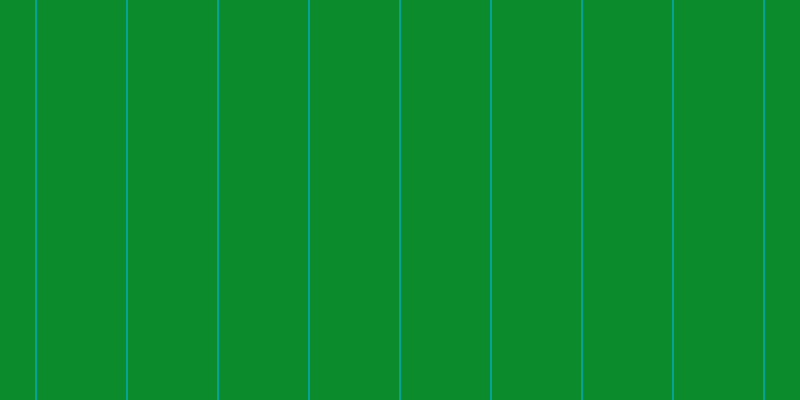 #0c8b2d, #04a393 vertical lines, two pixels wide, eighty-nine pixels apart