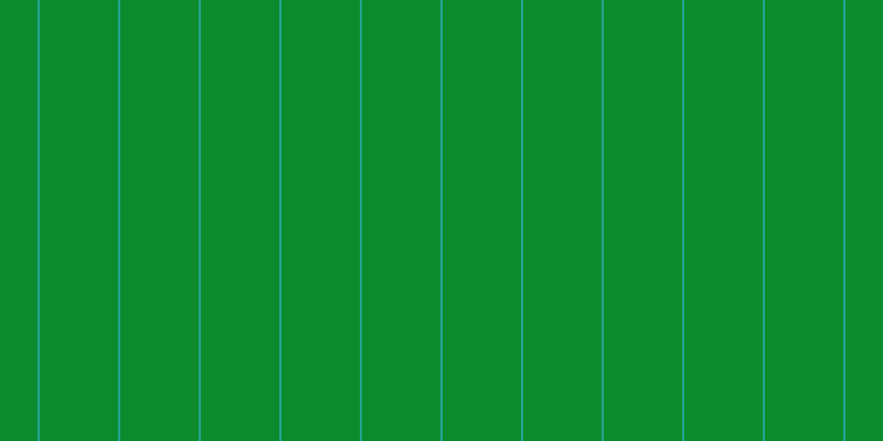 #0c8b2d, #25a393 vertical lines, two pixels wide, seventy-one pixels apart