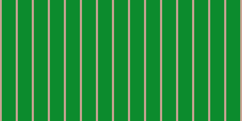 #0c8b2d, #caa393 vertical lines, seven pixels wide, forty-six pixels apart
