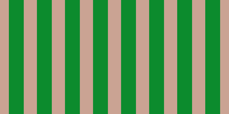 #0c8b2d, #caa393 vertical lines, forty-six pixels wide, fifty-two pixels apart