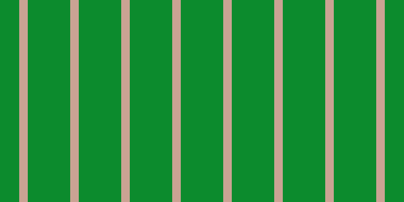 #0c8b2d, #caa393 vertical lines, seventeen pixels wide, eighty-four pixels apart