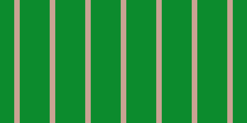 #0c8b2d, #caa393 vertical lines, eighteen pixels wide, ninety-seven pixels apart