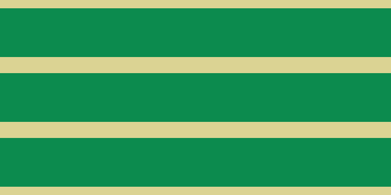 #0c8b4e, #dbd393 horizontal lines, thirty-three pixels wide, one hundred pixels apart