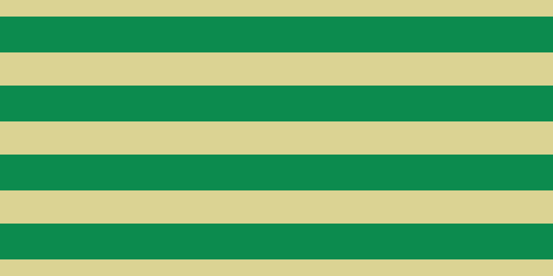 #0c8b4e, #dbd393 horizontal lines, forty-eight pixels wide, fifty-two pixels apart