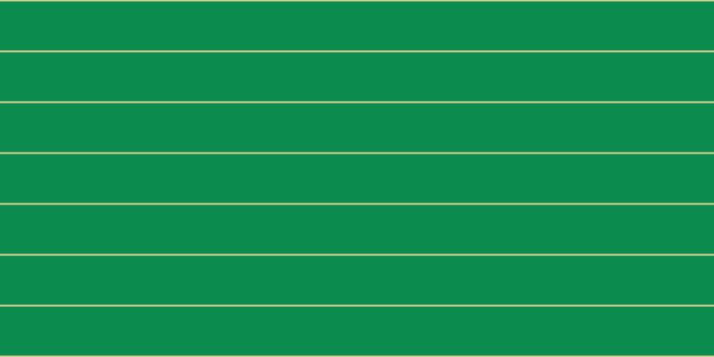 #0c8b4e, #dbd393 horizontal lines, two pixels wide, fifty-five pixels apart