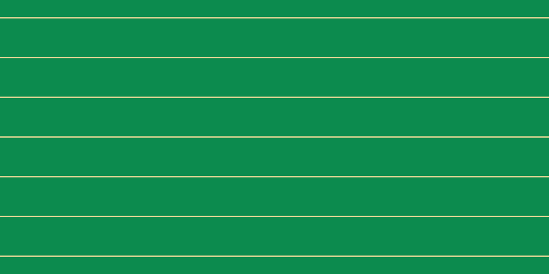 #0c8b4e, #dbd393 horizontal lines, two pixels wide, fifty-six pixels apart