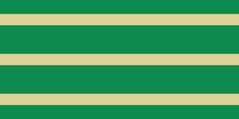 #0c8b4e, #dbd393 horizontal lines, thirty-eight pixels wide, ninety-six pixels apart