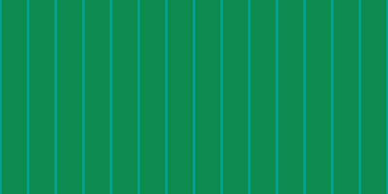 #0c8b4e, #04a393 vertical lines, five pixels wide, fifty-two pixels apart