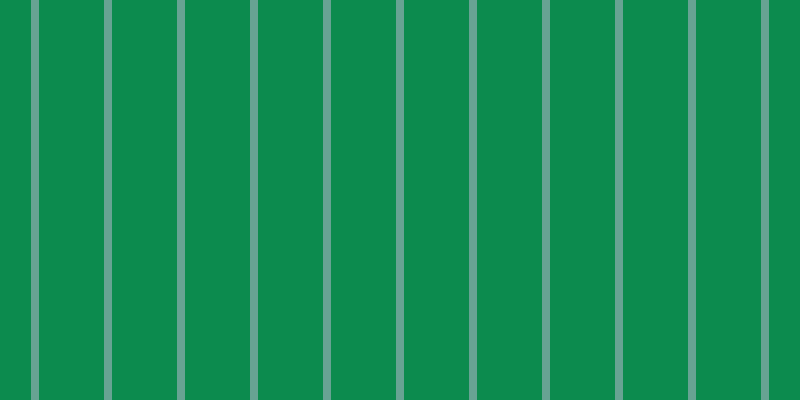 #0c8b4e, #67a393 vertical lines, eight pixels wide, sixty-five pixels apart
