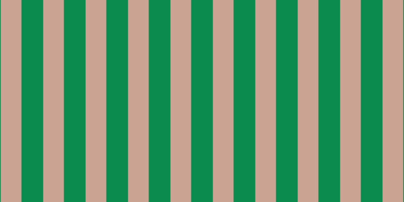 #0c8b4e, #caa393 vertical lines, forty-one pixels wide, forty-three pixels apart