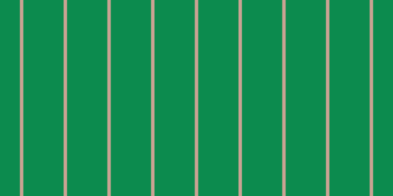 #0c8b4e, #caa393 vertical lines, seven pixels wide, eighty-two pixels apart