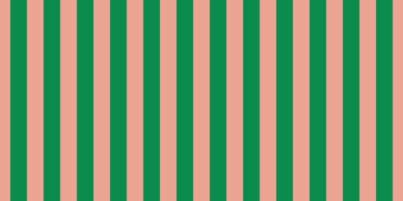 #0c8b4e, #eba393 vertical lines, thirty-three pixels wide, thirty-three pixels apart