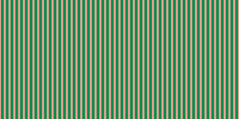 #0c8b4e, #eba393 vertical lines, seven pixels wide, nine pixels apart