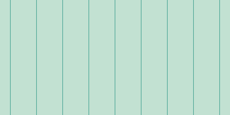 #0c8b4e (25%), #46a393 vertical lines, two pixels wide, eighty-nine pixels apart