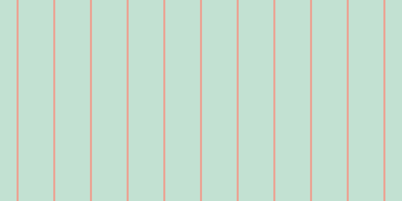#0c8b4e (25%), #eba393 vertical lines, four pixels wide, sixty-nine pixels apart
