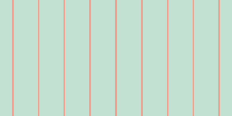 #0c8b4e (25%), #eba393 vertical lines, six pixels wide, eighty-three pixels apart