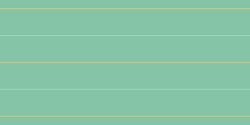 #0c8b4e (50%), #dbd393 horizontal lines, two pixels wide, eighty-four pixels apart