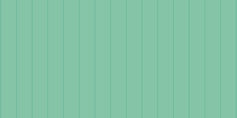 #0c8b4e (50%), #46a393 vertical lines, one pixels wide, fifty-two pixels apart