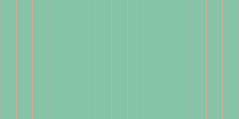 #0c8b4e (50%), #eba393 vertical lines, one pixels wide, fifty-two pixels apart