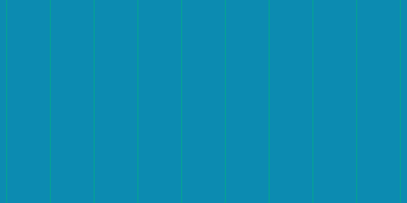 #0c8bb1, #04a393 vertical lines, two pixels wide, eighty-four pixels apart