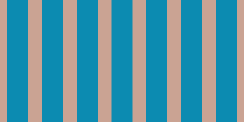 #0c8bb1, #caa393 vertical lines, forty-five pixels wide, sixty-nine pixels apart