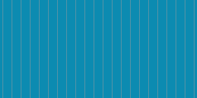 #0c8bb1, #eba393 vertical lines, one pixels wide, thirty-six pixels apart