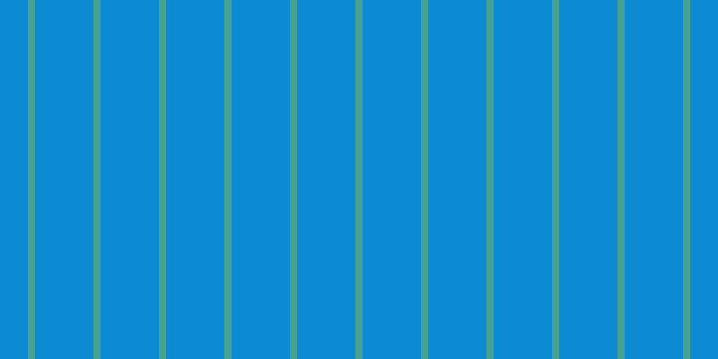 #0c8bd2, #46a393 vertical lines, eight pixels wide, sixty-five pixels apart